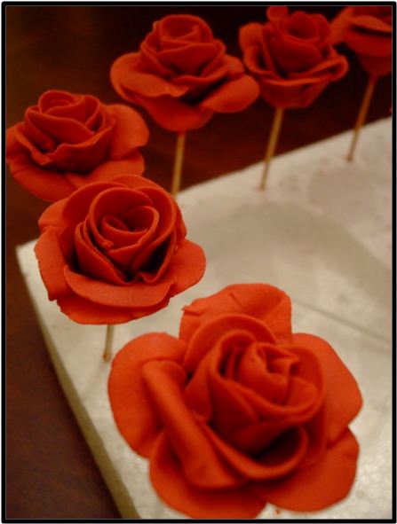 Gluten Free Fondant Roses