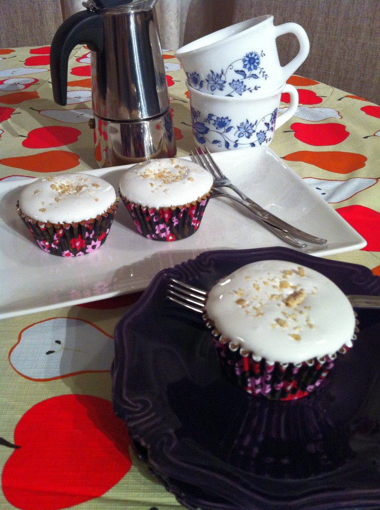 gluten free ginger cupcake