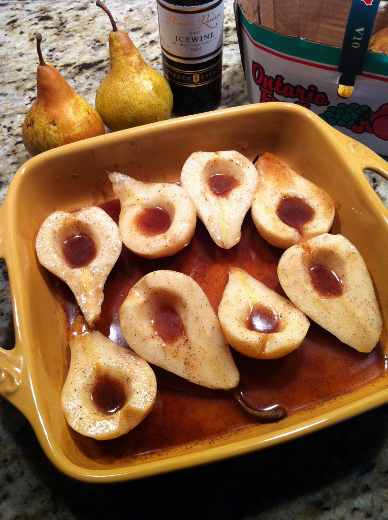 gluten free roasted pears