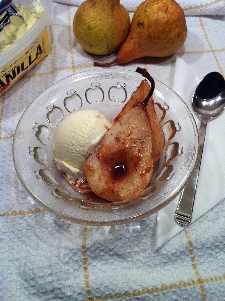 gluten free roasted pears