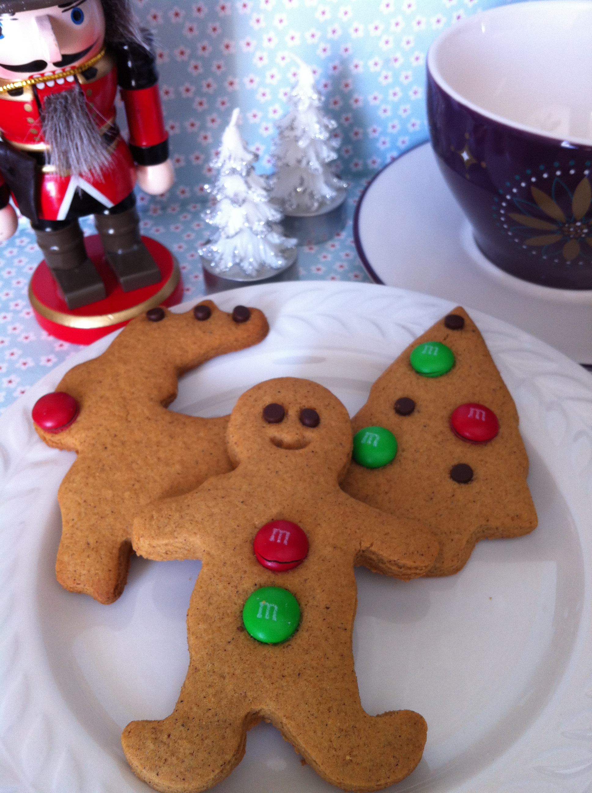 gluten free Christmas gingerbread cookies