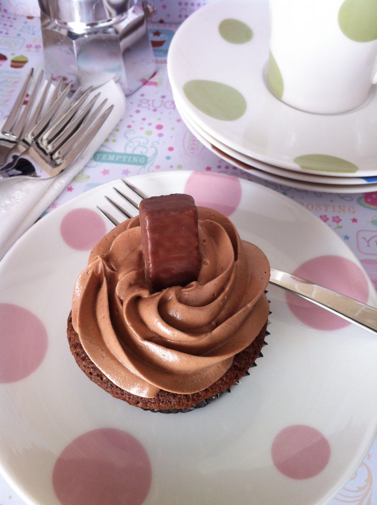 Gluten Free Ferrero Rocher Style Cupcakes