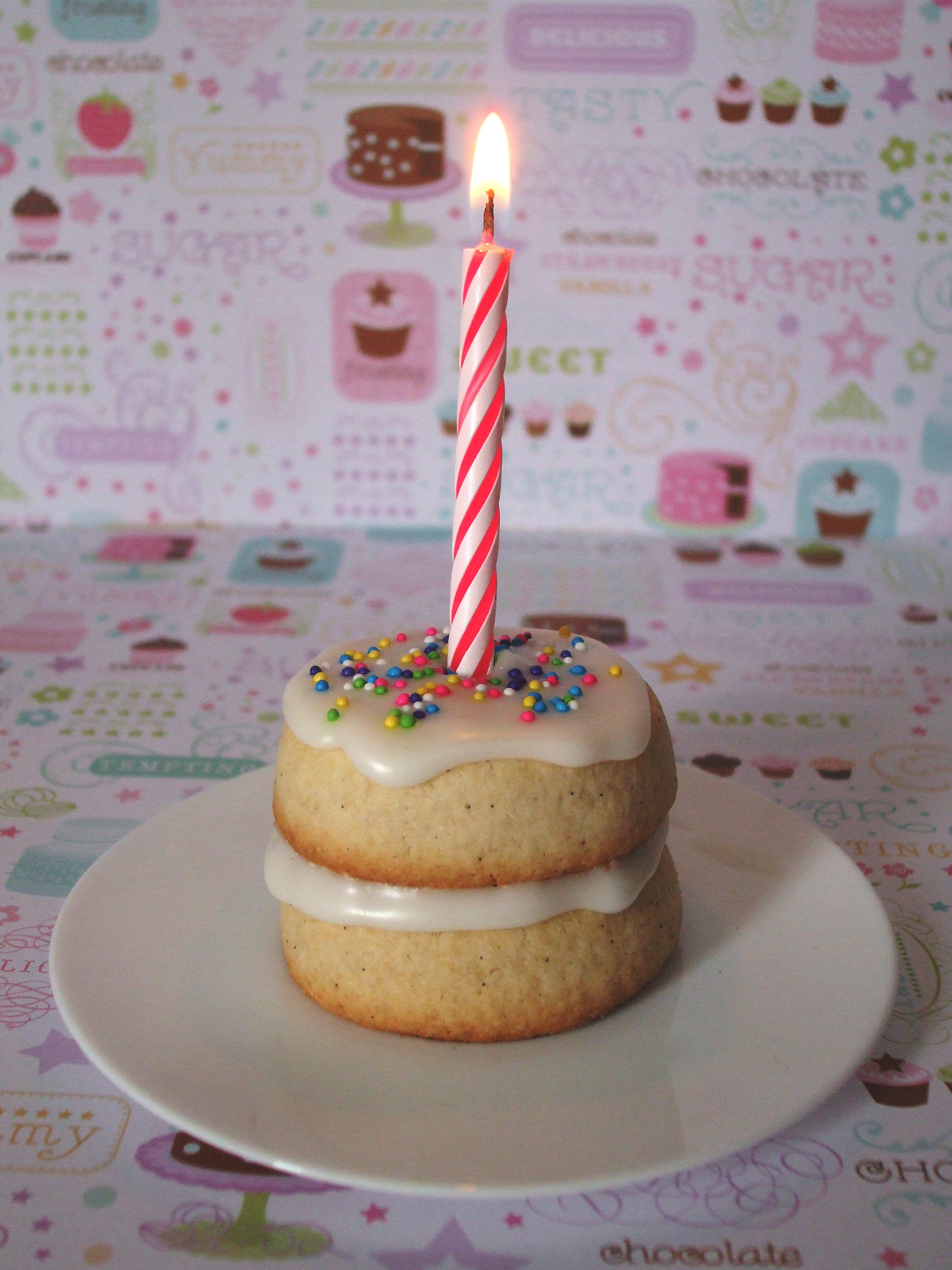 gluten free birthday cookie cake