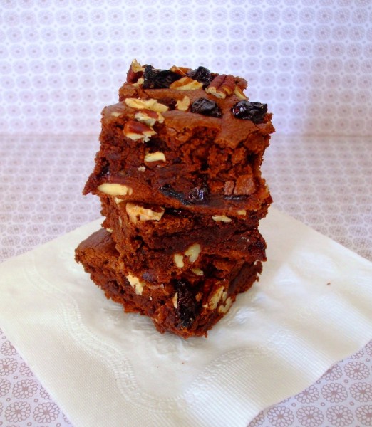 Gluten Free Dairy  Free Chewy Cherry Brownies