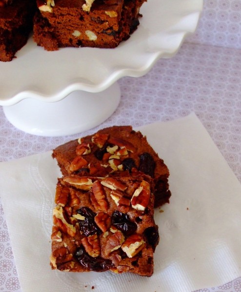 Gluten Free Dairy Free Chewy Cherry Brownies