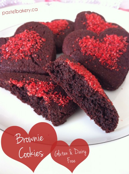 Gluten Free Dairy Free Brownie Cookies | pastelbakery.ca