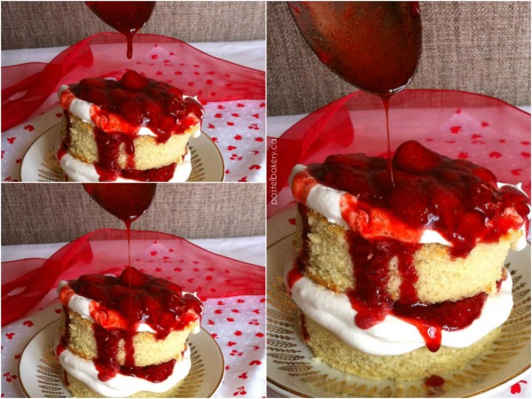 Gluten Free Roasted Strawberry and Whipped Cream Cakelets-2 | pastelbakery.ca